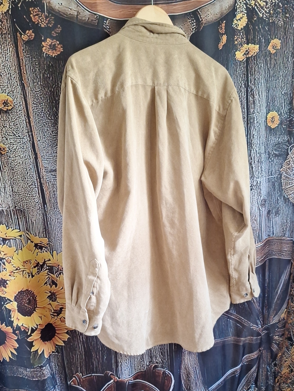 Denver Hayes Men's Tan Lightweight Shirt Jacket - Picture 3 of 3